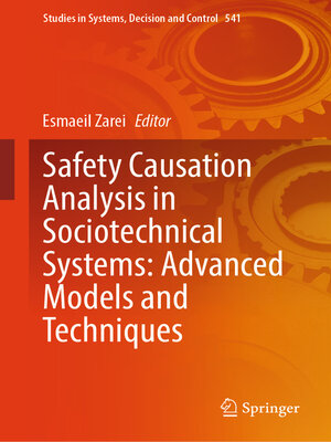 cover image of Safety Causation Analysis in Sociotechnical Systems